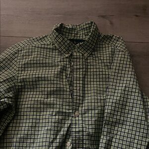 Ralph Lauren Green and Blue Plaid Shirt